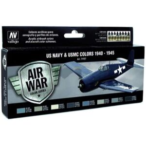 Vallejo WWII USN Aircraft Model Watercolor Air Paint 17ml Vallejo WWII USN Aircraft Model Watercolor Air Paint 17ml