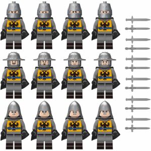 Bonxaif (12PCS Medieval Knights-C) 84PCS Medieval Knights Military dragon soldiers build Bonxaif (12PCS Medieval Knights-C) 84PCS Medieval Knights Military dragon soldiers build