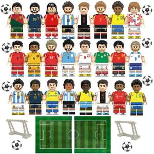 Nuoxin (Style G) World Cup football stars building block minifigures Kids Gifts Toys Fi Nuoxin (Style G) World Cup football stars building block minifigures Kids Gifts Toys Fi