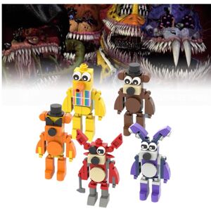 Unbranded Nights Five At Freddys 5pcs Assembling Building Blocks Toys Tabletop Decoration Unbranded Nights Five At Freddys 5pcs Assembling Building Blocks Toys Tabletop Decoration
