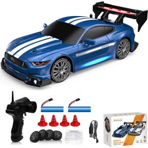 Veeki 1:24 Scale RC Drift Car 4WD 2.4GHz 30KM/H High Speed Racing Sport Toy Car with L Veeki 1:24 Scale RC Drift Car 4WD 2.4GHz 30KM/H High Speed Racing Sport Toy Car with L