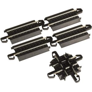 Bachmann Trains SnapFit EZ TRACK 90 DEGREE CROSSING 1card STEEL ALLOY Rail Wit Bachmann Trains SnapFit EZ TRACK 90 DEGREE CROSSING 1card STEEL ALLOY Rail Wit