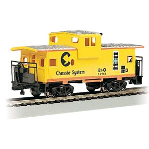 Bachmann Trains 36 WideVision Caboose CHESSIE Yellow HO Scale Bachmann Trains 36 WideVision Caboose CHESSIE Yellow HO Scale