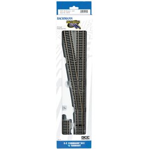 Bachmann Trains EZ COMMAND DCC EQUIPPED No6 TURNOUT LEFT NICKEL SILVER EZ TRA Bachmann Trains EZ COMMAND DCC EQUIPPED No6 TURNOUT LEFT NICKEL SILVER EZ TRA