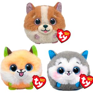 Ty Puffies Soft Plush Toy Multipack Tanner, Slush, Sherbert 4-Inch Collectible Ty Puffies Soft Plush Toy Multipack Tanner, Slush, Sherbert 4-Inch Collectible