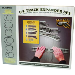 Bachmann Trains SnapFit EZ TRACK LAYOUT EXPANDER SET NICKEL SILVER Rail With Gre Bachmann Trains SnapFit EZ TRACK LAYOUT EXPANDER SET NICKEL SILVER Rail With Gre
