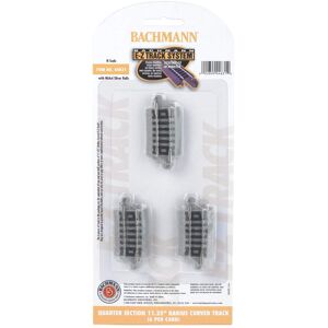 Bachmann Industries E-Z Track Quarter Section 11.25"" Radius Curved Track (6/car Bachmann Industries E-Z Track Quarter Section 11.25"" Radius Curved Track (6/car