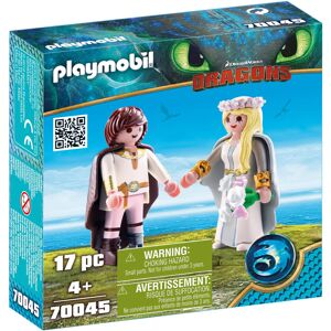Playmobil Hiccup Astrid Dragon Toy Set - Toy Playset Playmobil Hiccup Astrid Dragon Toy Set - Toy Playset