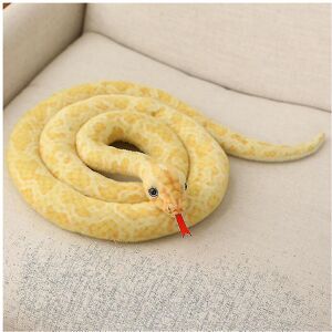 Unbranded (Yellow, 200cm) 1pc 200cm/300cm Giant Snakes Plush Toy Simulation Long Golden Py Unbranded (Yellow, 200cm) 1pc 200cm/300cm Giant Snakes Plush Toy Simulation Long Golden Py