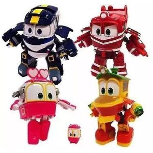 Unbranded 4pcs/set 8cm Robot Trains Transformation Kay Alf Dynamic Train Family Deformatio Unbranded 4pcs/set 8cm Robot Trains Transformation Kay Alf Dynamic Train Family Deformatio