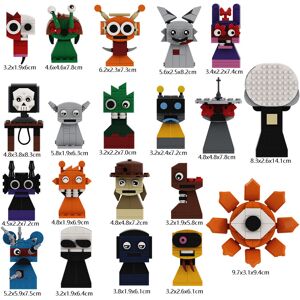 Unbranded (Y 20Pcs) Sprunki Building Blocks Model Toy ABS Plastic Building Blocks Unbranded (Y 20Pcs) Sprunki Building Blocks Model Toy ABS Plastic Building Blocks