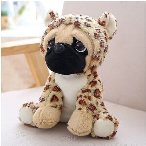 Unbranded (Leopard) Large Plush Toys 20cm Pug Dog In 7 Costumes Cuddly Soft Toy Teddy Plus Unbranded (Leopard) Large Plush Toys 20cm Pug Dog In 7 Costumes Cuddly Soft Toy Teddy Plus