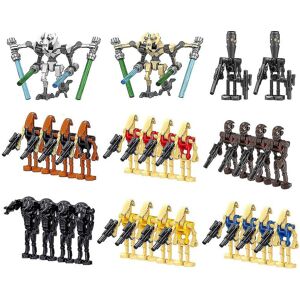 Unbranded 28pcs Pack Battle Soldiers, Generals And Droids With Weapons Set, Building Block Unbranded 28pcs Pack Battle Soldiers, Generals And Droids With Weapons Set, Building Block
