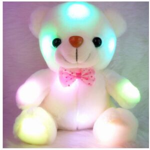 SRJ STAR Cute Teddy Bear Toy LED Light Up Doll Plush Luminous Stuffed Soft Birthday SRJ STAR Cute Teddy Bear Toy LED Light Up Doll Plush Luminous Stuffed Soft Birthday