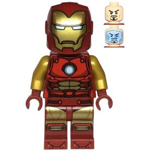 Lego Marvel Super Heroes Iron Man Dark Red and Gold Armour Minifigure from 76263 Lego Marvel Super Heroes Iron Man Dark Red and Gold Armour Minifigure from 76263