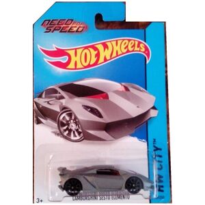 Hot Wheels 2014 Hw City - Lamborghini Sesto Elemento (Grey) - Need For Hot Wheels 2014 Hw City - Lamborghini Sesto Elemento (Grey) - Need For