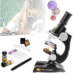 GreenZech Children's Junior Microscope Science Lab Set with Light Educational Toy GreenZech Children's Junior Microscope Science Lab Set with Light Educational Toy