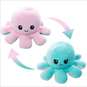 Unbranded (StyleL) Octopus Reversible Stuffed Animal Doll Doublesided Flip Toy Kid Home De Unbranded (StyleL) Octopus Reversible Stuffed Animal Doll Doublesided Flip Toy Kid Home De