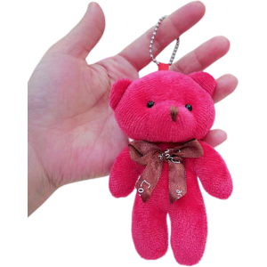 Unbranded (RoseRed) Teddy Bear Plush Toy Keychain Bag Pendant Stuffed Doll Home Kids Decor Unbranded (RoseRed) Teddy Bear Plush Toy Keychain Bag Pendant Stuffed Doll Home Kids Decor