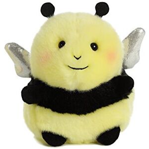 Aurora World Aurora Round Rolly Pet Bee Happy Stuffed Animal - Adorable Companio Aurora World Aurora Round Rolly Pet Bee Happy Stuffed Animal - Adorable Companio