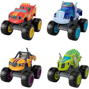Fisher-Price Blaze and The Monster Machines Racers 4 Pack set of die- Fisher-Price Blaze and The Monster Machines Racers 4 Pack set of die-