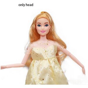 Unbranded (Golden Hair) 11 Inch Barbie Doll Pregnant Baby Plastic Toy Jointed Naked Gift G Unbranded (Golden Hair) 11 Inch Barbie Doll Pregnant Baby Plastic Toy Jointed Naked Gift G