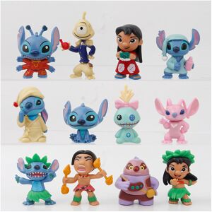 Unbranded Stitch Figures Miniature Collection Abs Toy Models Blind Box Ornament Anime Set Unbranded Stitch Figures Miniature Collection Abs Toy Models Blind Box Ornament Anime Set