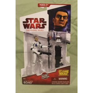 Hasbro Star Wars Clone Wars Animated Action Figure Clone Trooper Echo Hasbro Star Wars Clone Wars Animated Action Figure Clone Trooper Echo