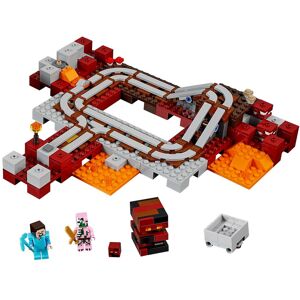 LEGO Minecraft The Nether Railway 21130 - Building Kit LEGO Minecraft The Nether Railway 21130 - Building Kit