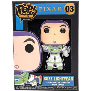 Funko POP! Pin: Pixar 4"""" Enamel Pin - Buzz Lightyear Soft Enamel/Metal Funko POP! Pin: Pixar 4"""" Enamel Pin - Buzz Lightyear Soft Enamel/Metal