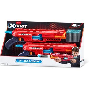 Zuru X Shot 2X Caliber Blaster Gun Set Foam Dart Toy Gun 24 Darts Zuru X Shot 2X Caliber Blaster Gun Set Foam Dart Toy Gun 24 Darts