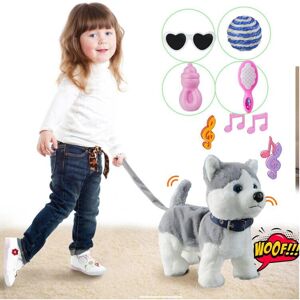 HCdoujoy Husky Walking Dog Barking Toy Musical Singing Dancing Dog Volume Control Inter HCdoujoy Husky Walking Dog Barking Toy Musical Singing Dancing Dog Volume Control Inter