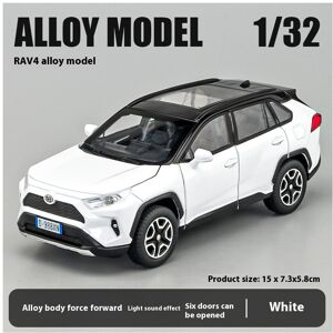Maxpower (white box) 1:32 Toyota RAV4 Off Road SUV Alloy Metal Diecast Car Model Sound & Maxpower (white box) 1:32 Toyota RAV4 Off Road SUV Alloy Metal Diecast Car Model Sound &