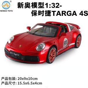 Maxpower (Red No box) 1:32 Porsche 911 Targa 4S Supercar Alloy Car Model Diecasts Metal T Maxpower (Red No box) 1:32 Porsche 911 Targa 4S Supercar Alloy Car Model Diecasts Metal T