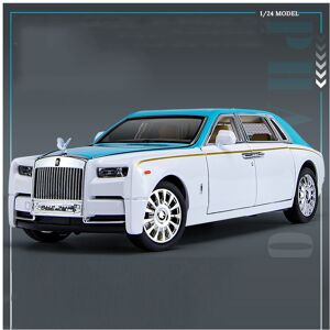 Maxpower (Blue) 1/24 Rolls Royce Phantom Diecast Toy Cars Model Simulated Pull Back Limou Maxpower (Blue) 1/24 Rolls Royce Phantom Diecast Toy Cars Model Simulated Pull Back Limou