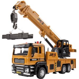 Maxpower (Yellow) 1/50 Scale Crane Engineering Car Model Toy Metal Vehicles Body Alloy Di Maxpower (Yellow) 1/50 Scale Crane Engineering Car Model Toy Metal Vehicles Body Alloy Di