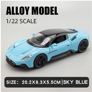 Maxpower (Sky blue) Large 1/22 Maserati MC20 Sport Car Alloy Model Car Diecast Metal Scal Maxpower (Sky blue) Large 1/22 Maserati MC20 Sport Car Alloy Model Car Diecast Metal Scal