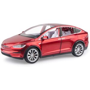 Maxpower (Red NO X) 1:20 Tesla Model X Alloy Car Model Diecast Metal Toy Modified Vehicle Maxpower (Red NO X) 1:20 Tesla Model X Alloy Car Model Diecast Metal Toy Modified Vehicle