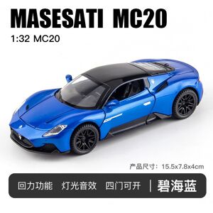 Maxpower (Blue With box) 1:32 Maserati MC20 Sports Car Model Alloy Diecasts Metal Toy Veh Maxpower (Blue With box) 1:32 Maserati MC20 Sports Car Model Alloy Diecasts Metal Toy Veh