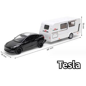 Maxpower (Black Tesla) 1/32 Trailer RV Truck Toy Model Car Alloy Diecast Off-road Vehicle Maxpower (Black Tesla) 1/32 Trailer RV Truck Toy Model Car Alloy Diecast Off-road Vehicle
