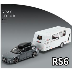 Maxpower (Gray RS6) 1/32 Trailer RV Truck Toy Model Car Alloy Diecast Off-road Vehicle Ca Maxpower (Gray RS6) 1/32 Trailer RV Truck Toy Model Car Alloy Diecast Off-road Vehicle Ca