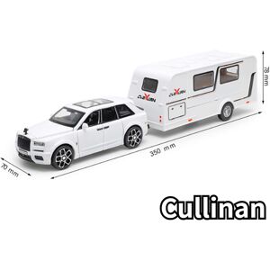Maxpower (White Cullinan) 1/32 Trailer RV Truck Toy Model Car Alloy Diecast Off-road Vehi Maxpower (White Cullinan) 1/32 Trailer RV Truck Toy Model Car Alloy Diecast Off-road Vehi