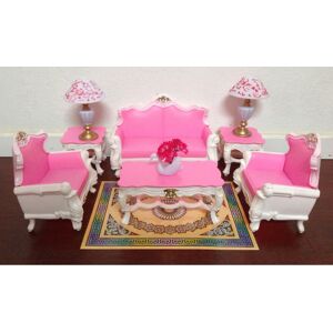 Barbie My Fancy Life Dollhouse Furniture - Deluxe Living Room Playset Barbie My Fancy Life Dollhouse Furniture - Deluxe Living Room Playset