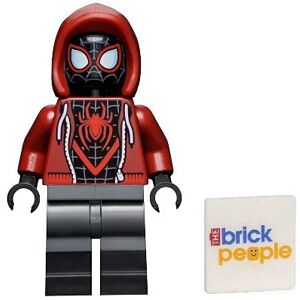 Lego Super Heroes: Spider-Man Miles Morales Minifigure with Hoodie fro Lego Super Heroes: Spider-Man Miles Morales Minifigure with Hoodie fro