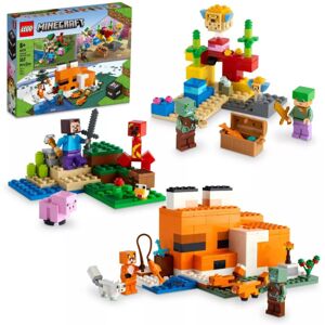 Lego Minecraft Overworld Adventures 3 in 1 Building Set Pack 66779 Lego Minecraft Overworld Adventures 3 in 1 Building Set Pack 66779