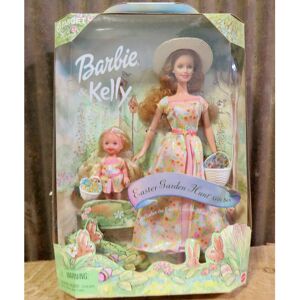 Special Edition Barbie & Kelly Easter Garden Hunt Gift Set 12"" and 4" Special Edition Barbie & Kelly Easter Garden Hunt Gift Set 12"" and 4"
