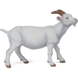 Papo -Hand-Painted - Figurine -Farmyard Friends -White nanny goat -511 Papo -Hand-Painted - Figurine -Farmyard Friends -White nanny goat -511