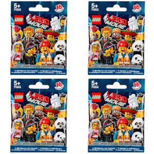 Lego Minifigures - The Movie Series 71004 (Four Random Packs) Lego Minifigures - The Movie Series 71004 (Four Random Packs)