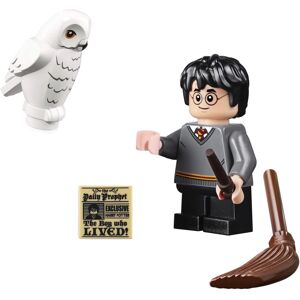 Lego 2018 Harry Potter Minifigure - Harry Potter (with Owl Broom & Wa Lego 2018 Harry Potter Minifigure - Harry Potter (with Owl Broom & Wa