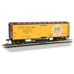 BACHMANN Track Cleaning Reefer Car AGAR Packing Company - HO Scale BACHMANN Track Cleaning Reefer Car AGAR Packing Company - HO Scale